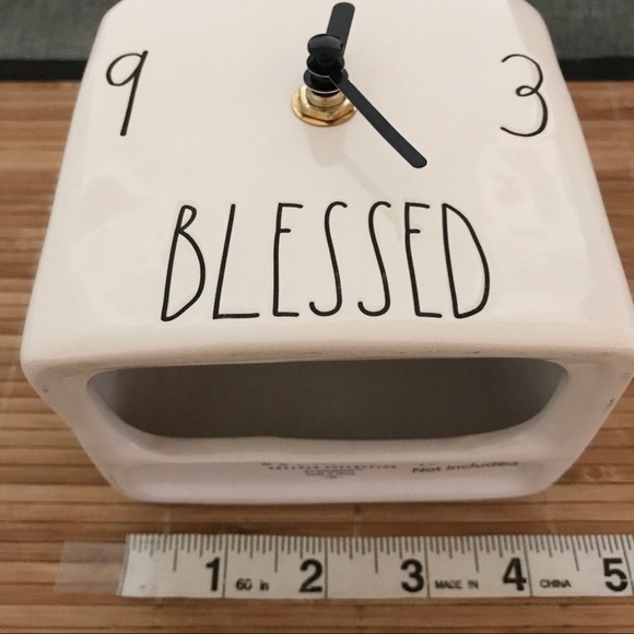 Rae Dunn Ceramic Clock - Picture 4 of 5